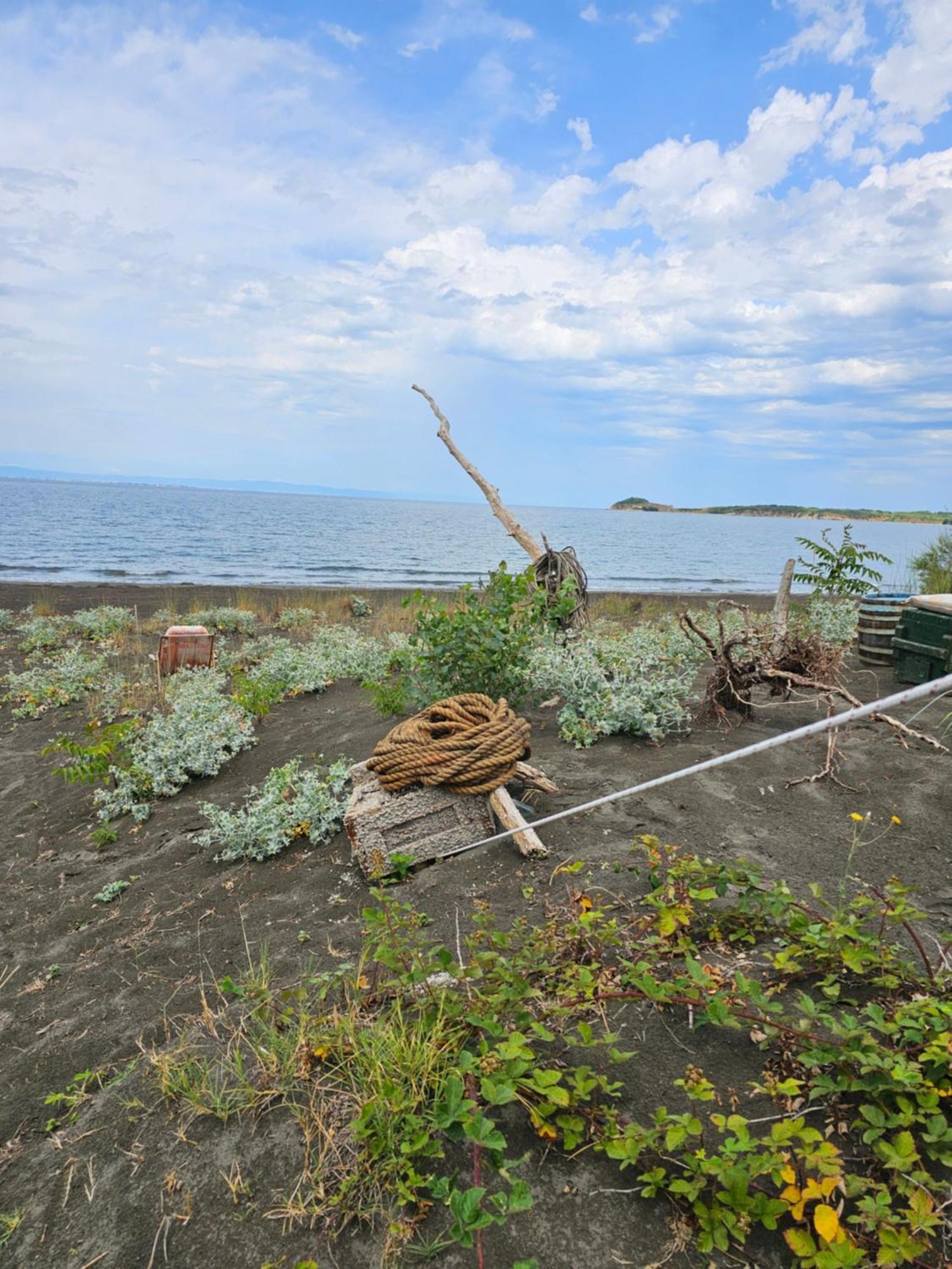 Отель Beachfront Caravans Черноморец Экстерьер фото